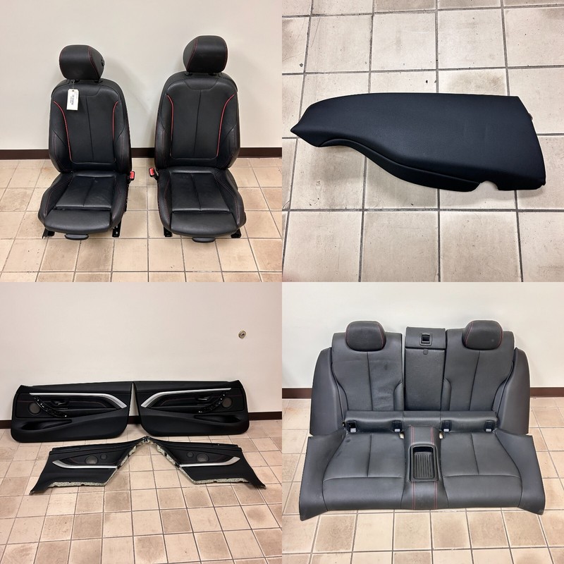 2017 - 2020 BMW 430I 440I COUPE SPORT SEAT COMPLETE FULL SET LEATHER DACOTA OEM