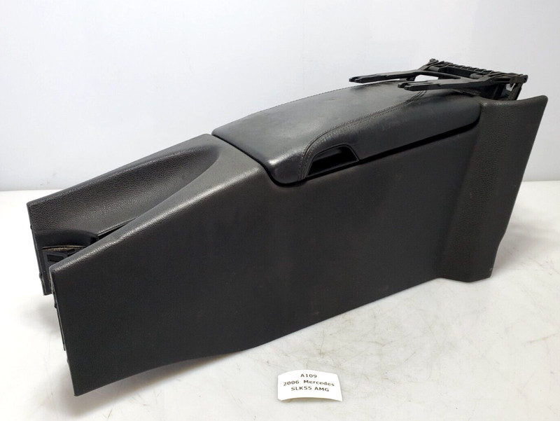✅ 05-11 OEM Mercedes R171 SLK55 Center Console Armrest Arm Rest Storage Black