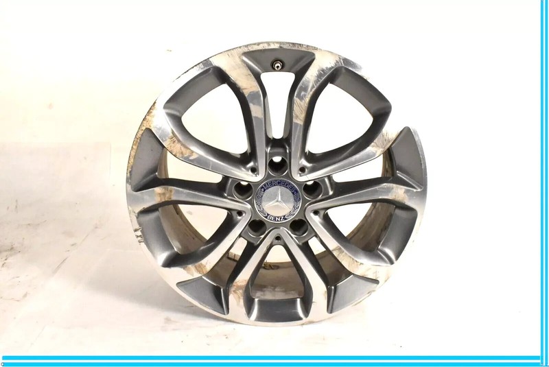 Mercedes W205 C300 C350e C400 7 x 17 17" Wheel Rim Gray 2054010200 OEM