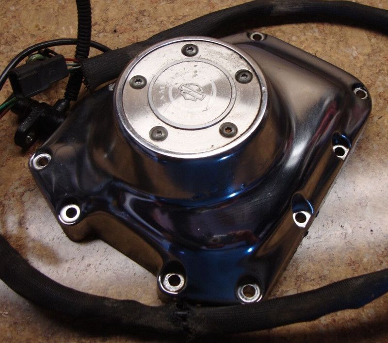 2001 Harley Davidson Electra Glide FLHTCI Chrome Engine Cover Panel Sensor