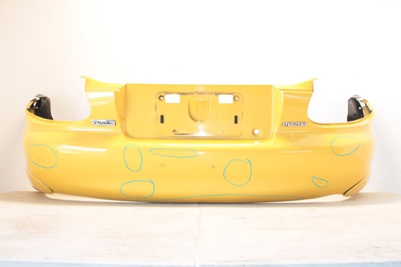 01-05 Mazda Mx-5 Miata NB Yellow Rear Bumper Cover NC1050221