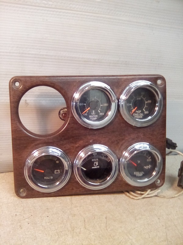 Freightliner FLD 22-20980-002 Instrument Cluster With 5 Gauges
