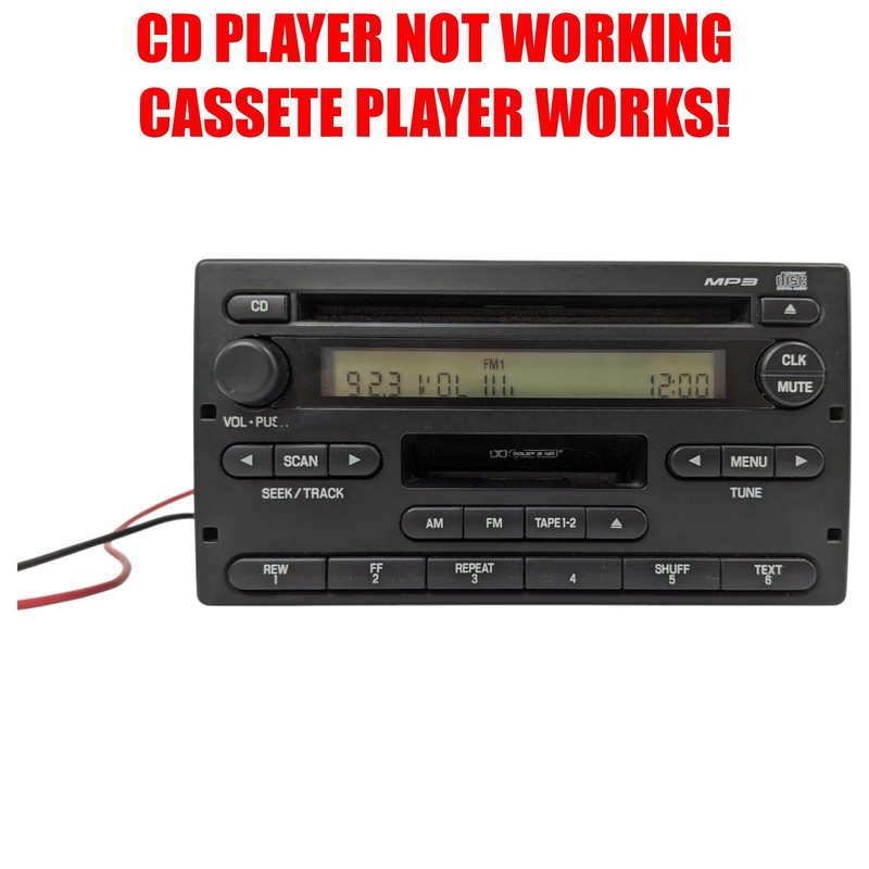 04-05 Ford Ranger 04-06 Mazda B2300 B3000 B4000 Cassette CD Player Radio Stereo
