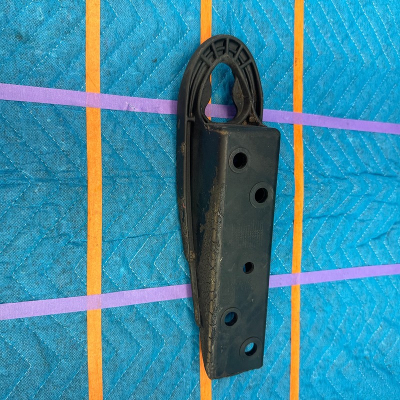 1987–1991 Volvo 780 Bertone Rear Tow Hook Rear Bumper Bracket OEM 1389883
