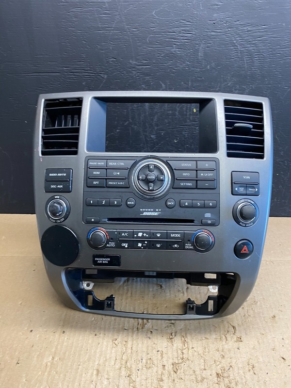 2008 to 2012 Nissan Armada Bose Radio CD Player A/C Climate Control OE ac4694 DG