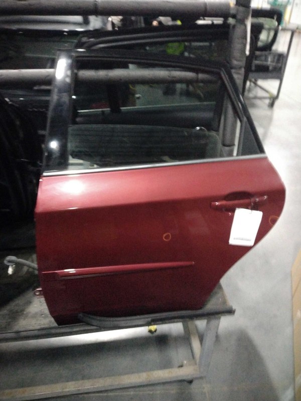 2010 Subaru Impreza Left Rear Door Red 4DR SED 525842 79K Mileage