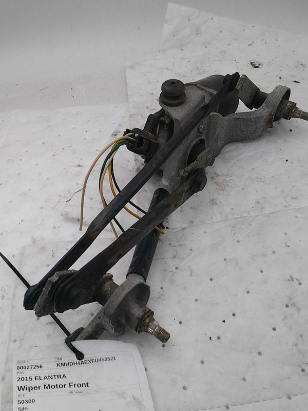 2015 Hyundai Elantra Wiper Motor OEM Blue 80000 Miles NJ25-27256-689701