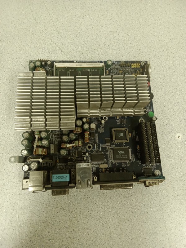 Mini Motherboard V90 6 11/16x6 11/16in + 1 GHZ CPU 256 MB USB 2.0 12V Operation