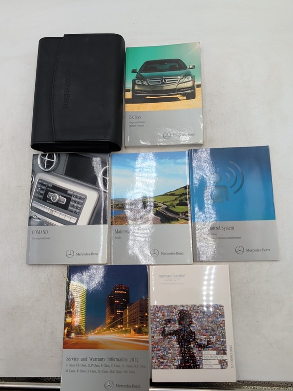 2012 MERCEDES BENZ E CLASSOWNERS MANUAL E 200 250 33 350 500 550 E63 AMG LUXUR