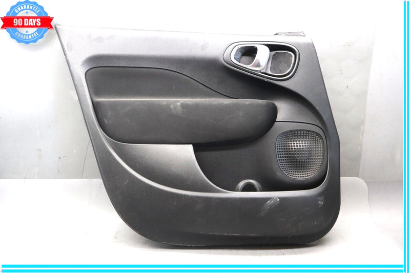 14-17 Fiat 500L Front Left Driver Side Interior Door Panel Trim Black Oem