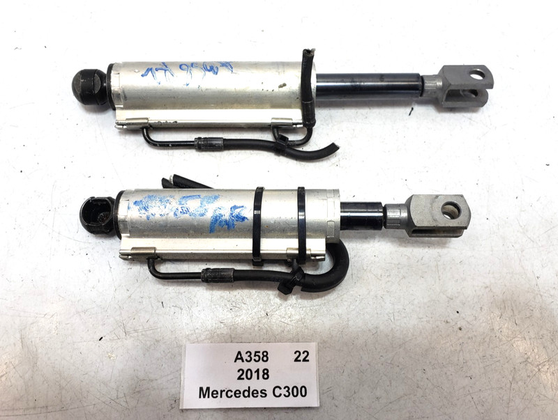 ✅ 17-23 OEM Mercedes C300 A205 Convertible Folding Roof Hydraulic Cylinder SET