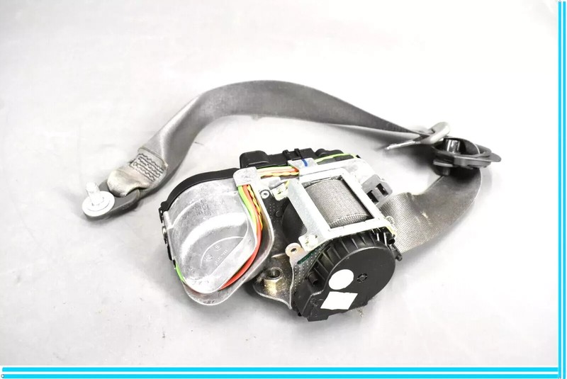 07-09 Mercedes W221 S550 S600 Front Left Driver Side Seat Belt Gray OEM