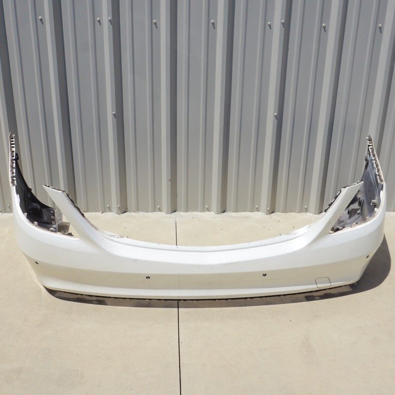14-17 Mercedes W222 S550 S600 AMG Sport Rear Bumper Cover Diamond White OEM