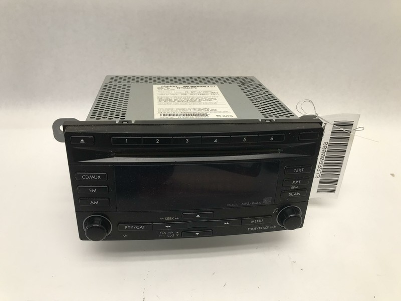 2012 SUBARU IMPREZA CD PLAYER RADIO AUDIO RECEIVER OEM 86201FJ600