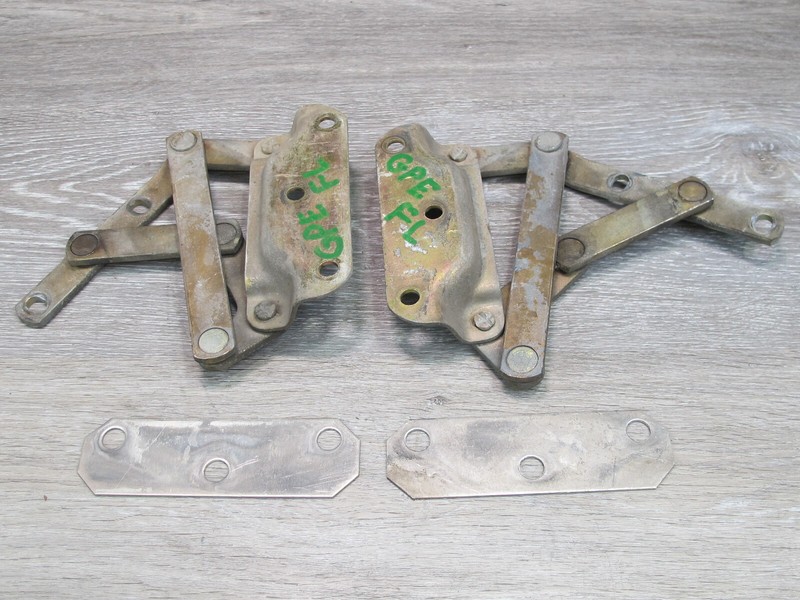 1984-1995 PORSCHE 928 S FRONT RIGHT & LEFT SIDE HOOD BONNET HINGE SET
