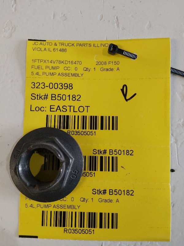Fuel Pump Assembly From 12/03/07 Crew Cab Fits 08 FORD F150 PICKUP 3505051