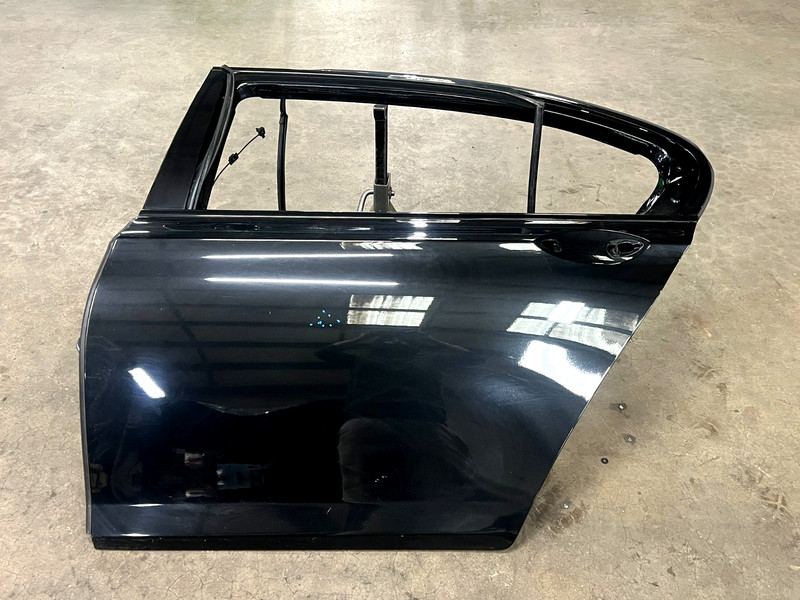 ⭐2009-2015 BMW 7-SERIES REAR LEFT DRIVER SIDE DOOR SHELL PANEL BLACK OEM LOT2676