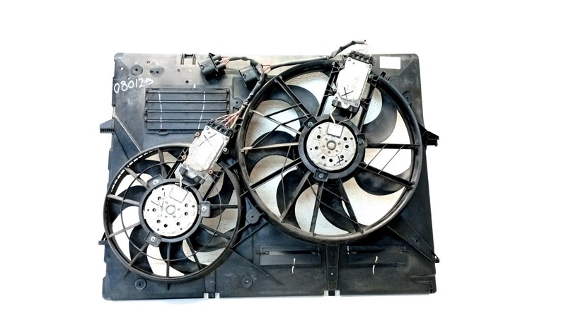 07-15 AUDI 4L Q7 04-10 VW TOUAREG ENGINE COOLING FAN BLADE MOTOR SHROUD OEM 0801
