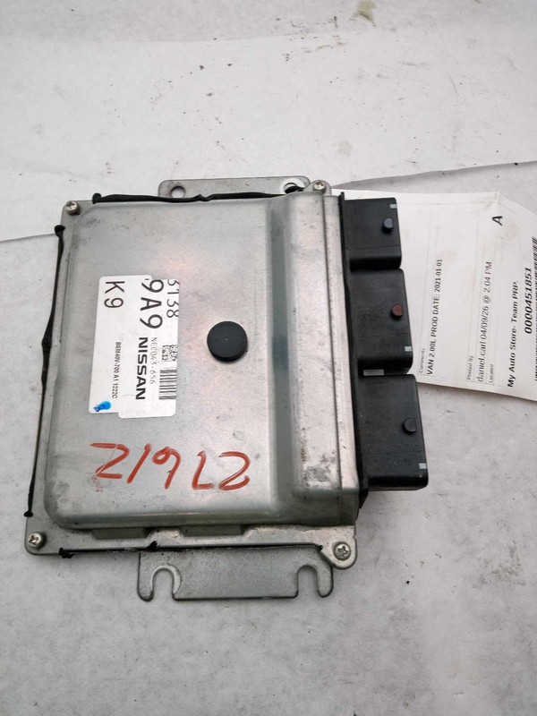2021 Nissan NV200 Engine Control Module ECM 2.0L OEM 75000 Miles White