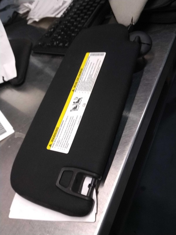 2014 Jeep Grand Cherokee Black Used Sun Visor OEM Part #257518 142K Miles