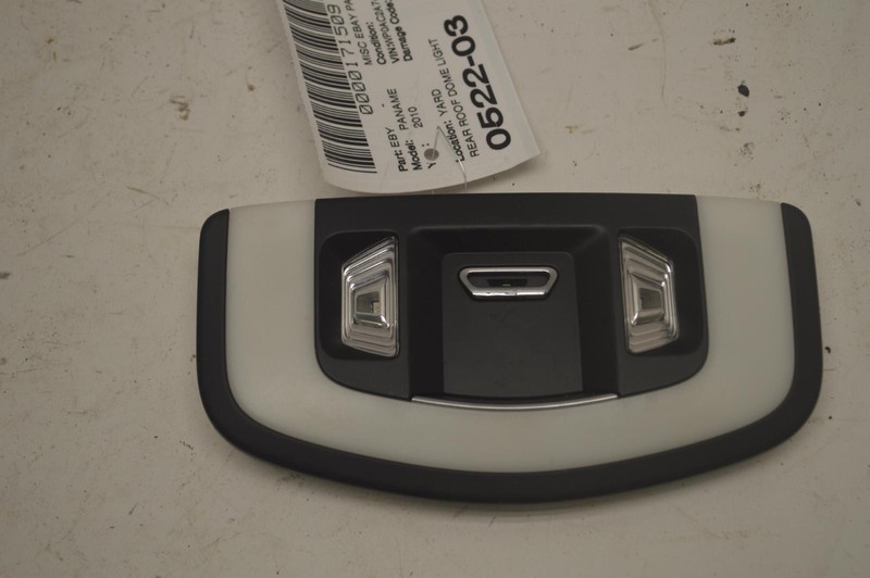 2010-2016 PORSCHE PANAMERA REAR ROOF DOME LIGHT LAMP READING MAP OEM