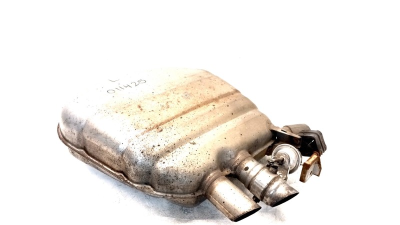 09-12 BMW F01 F02 750i 4.4 EXHAUST MUFFLER RESONATOR LEFT DRIVER OEM 011425