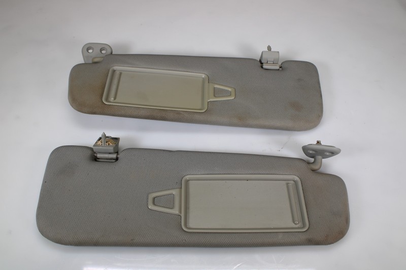 2010-2016 Hyundai Genesis Coupe Driver & Passenger Side Sun Visor Pair Set Gray
