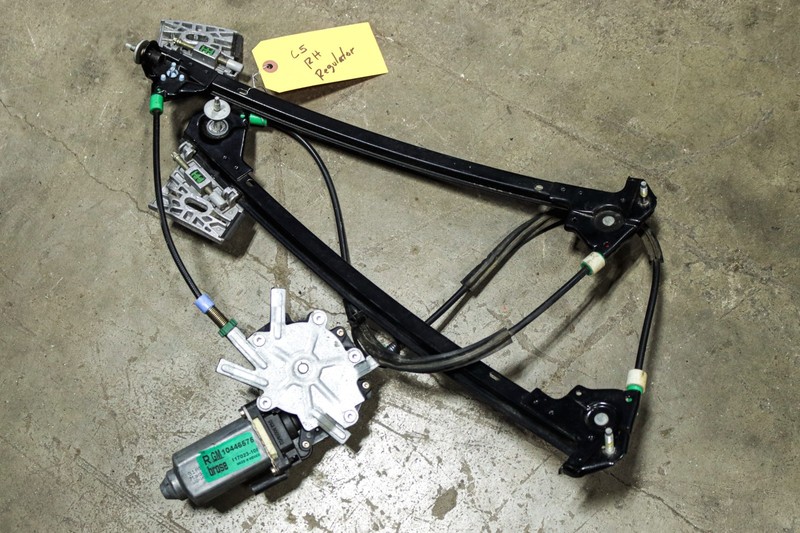97-04 Chevy Corvette C5 Front Right Power Window Regulator Motor Assembly OEM