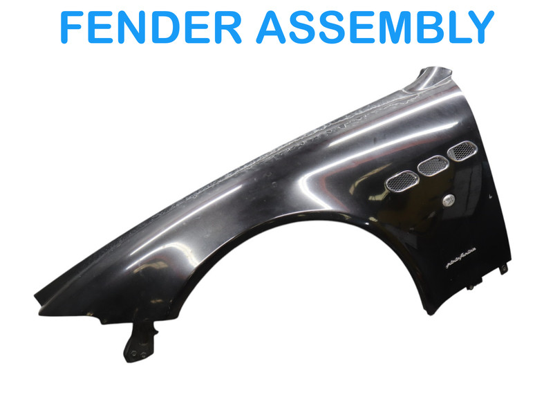 03-13 Maserati Quattroporte S M139 Left Driver Side Fender Assembly Black Oem