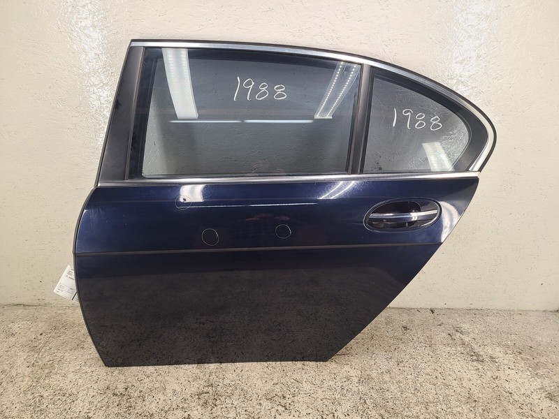 BMW 750Li Door Assembly Rear Driver Left Privacy Shade Screen LWB OEM 2006-2008