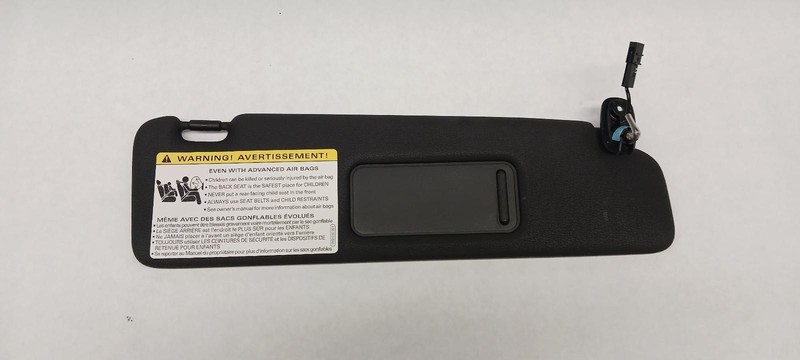 10-'17 AUDI A5 Convertible right passenger Sun visor black OEM Grade A!