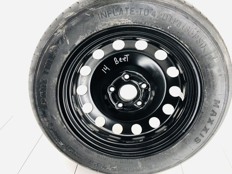 12-19 VOLKSWAGEN BEETLE EMERGENCY SPARE WHEEL TIRE 3JX16 ET15 T125/90R16 98M OEM