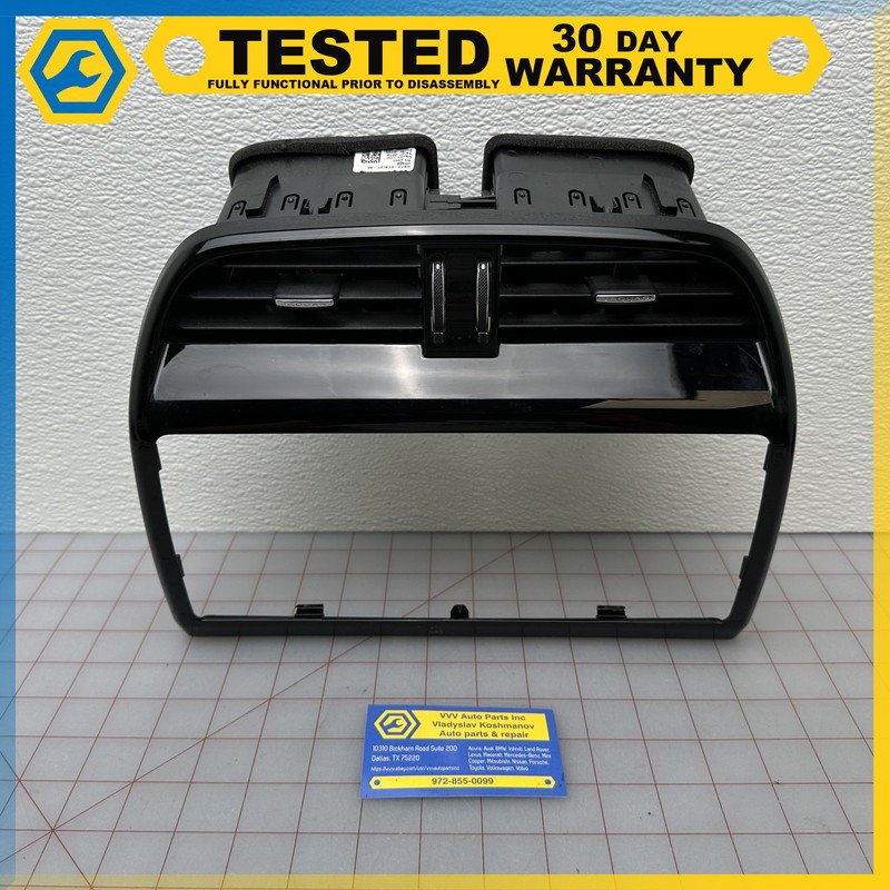 17-20 JAGUAR XE DASH CENTER DISPLAY BEZEL TRIM COVER W/ AIR VENT OEM