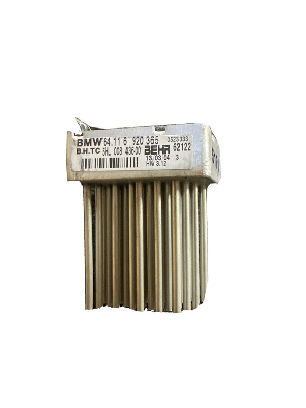 01-05 BMW 330 Е46 Heater Blower Resistor Behr 6920365 OEM