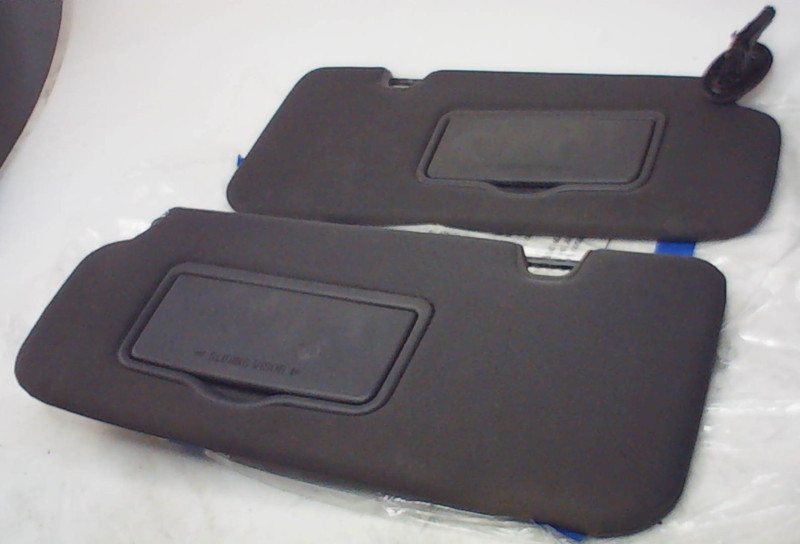 10-12 Escape Set Pair Black Driver LH Passenger RH Sun Visor HomeLink Light OEM