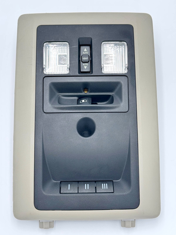 ✅13-2024 RAM CL OEM 1500 2500 3500 OVERHEAD CONSOLE w/COMPASS MODULE DOME LIGHT
