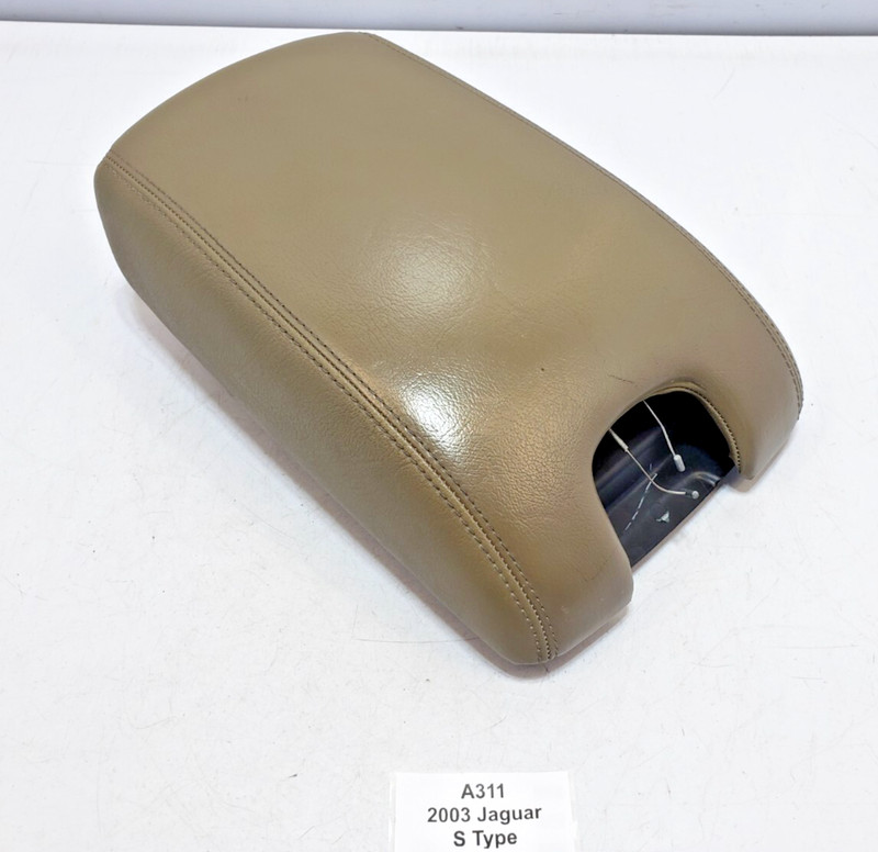 ✅ 2003-2008 OEM Jaguar S-Type X200 Center Console Armrest Cover Lid Beige