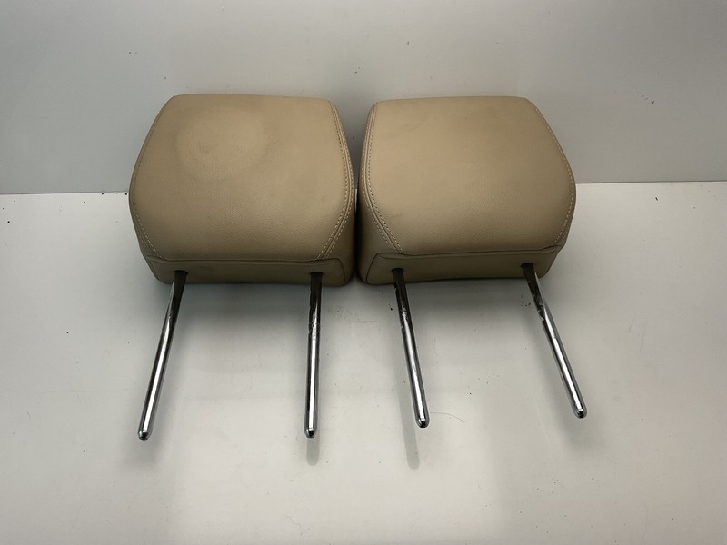 2010-2013 Range Rover Sport Front Seat Leather Head Rest Set of 2 Black 2012