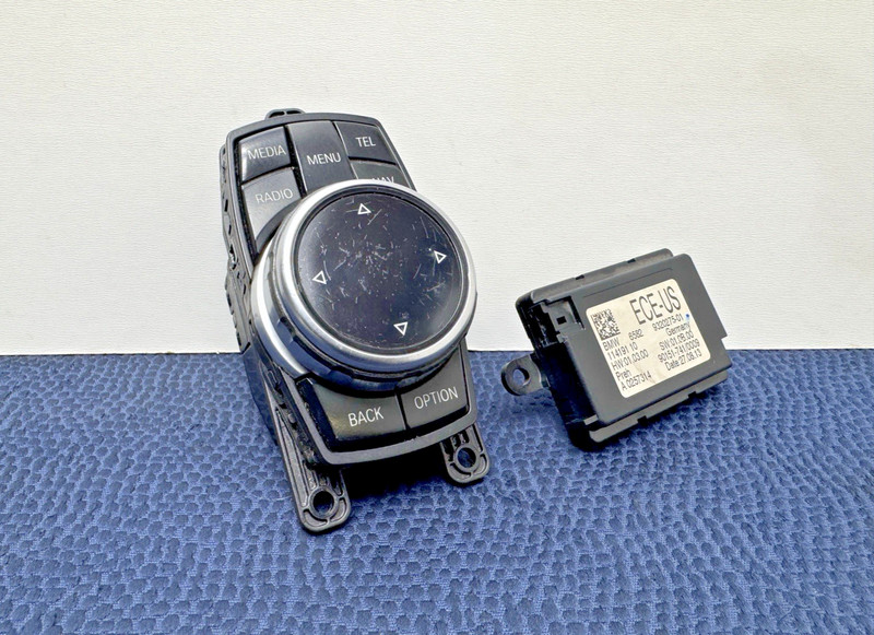 11-22 OEM BMW X1 X2 Center Console Radio Navigation Control Knob I Drive Switch