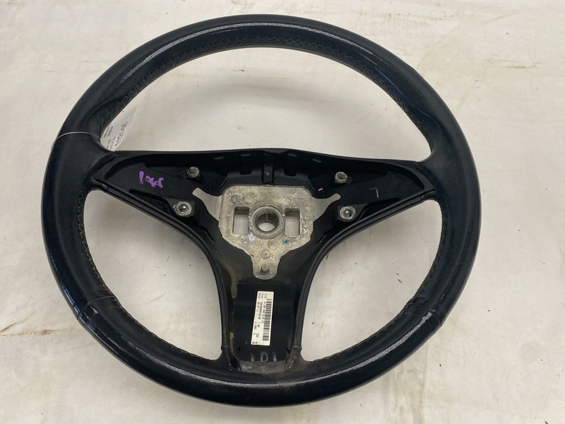 2011-2012 MERCEDES GLK350 DRIVER SIDE STEERING WHEEL LEATHER BLACK OEM