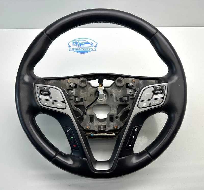 2013-2016 Hyundai Santa Fe Sport Steering Wheel Assembly Black OEM 96700-2W800