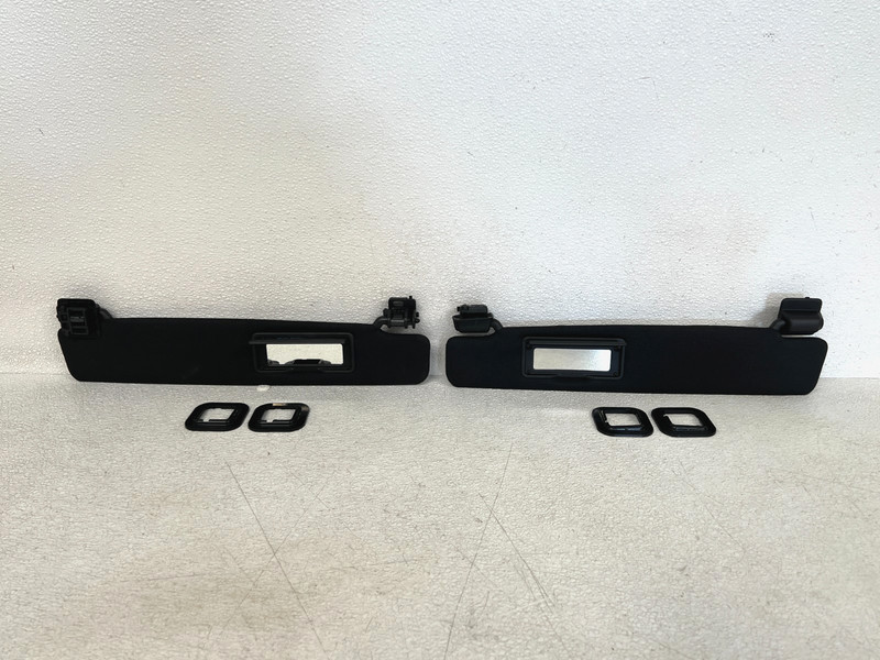 ⭐2014-2024 JAGUAR F-TYPE LEFT & RIGHT UPPER SUN VISOR SHADE BLACK OEM LOT2620