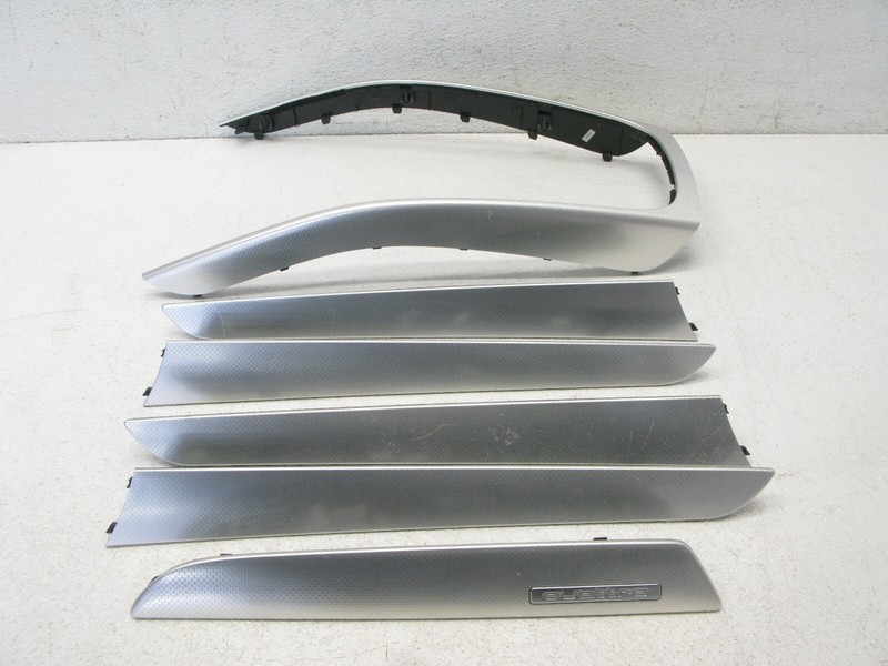 09-16 AUDI B8 A4 S4 DASHBOARD DOOR PANEL INTERIOR ALUMINUM TRIM SET OEM 010224