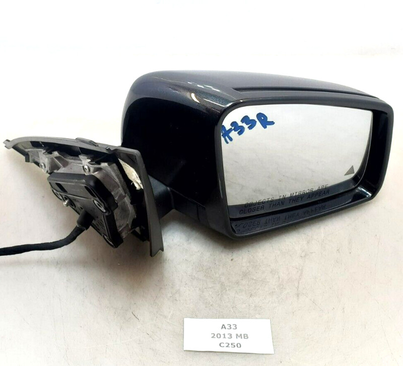 ✅ 12-15 OEM Mercedes W204 C250 C350 C63 AMG Passenger Side Mirror Assembly Black