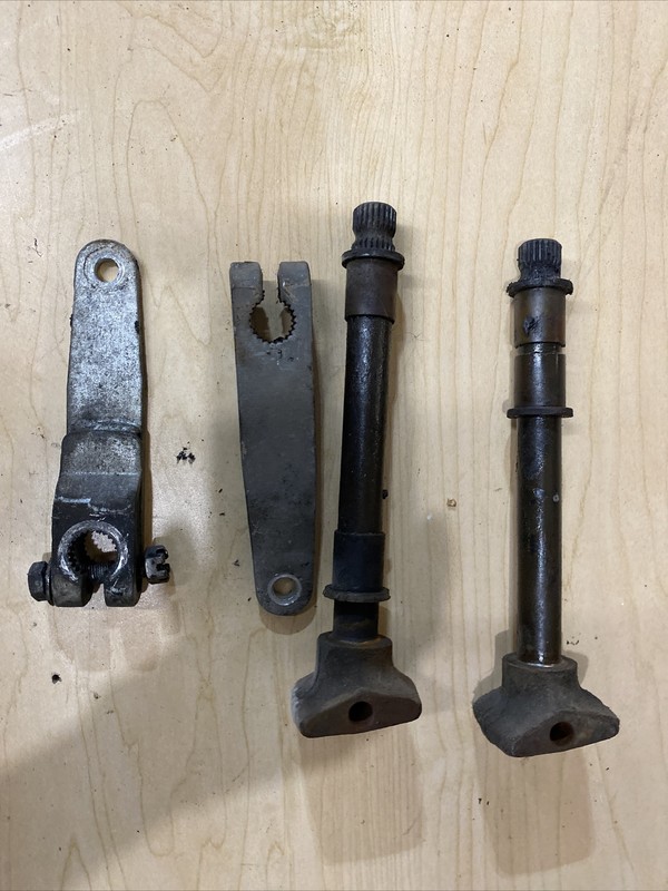 1974 VintageSnowmobile Coleman Skiroule RTX 440 Ski Spindles And Arms