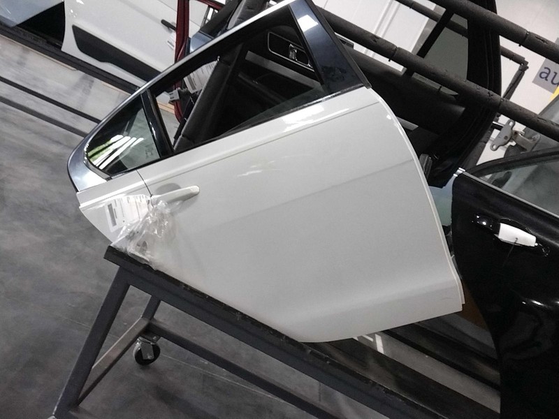 2018 Jaguar XE Rear Right Door White 661767 Used OEM Part 70K Miles