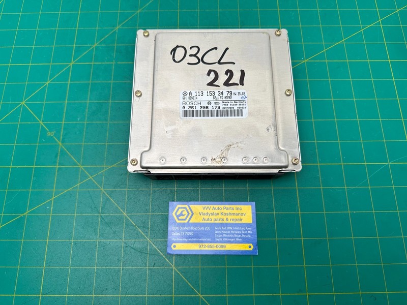 03-06 Mercedes-Benz CL500 C215 - ECU ENGINE CONTROL MODULE UNIT OEM