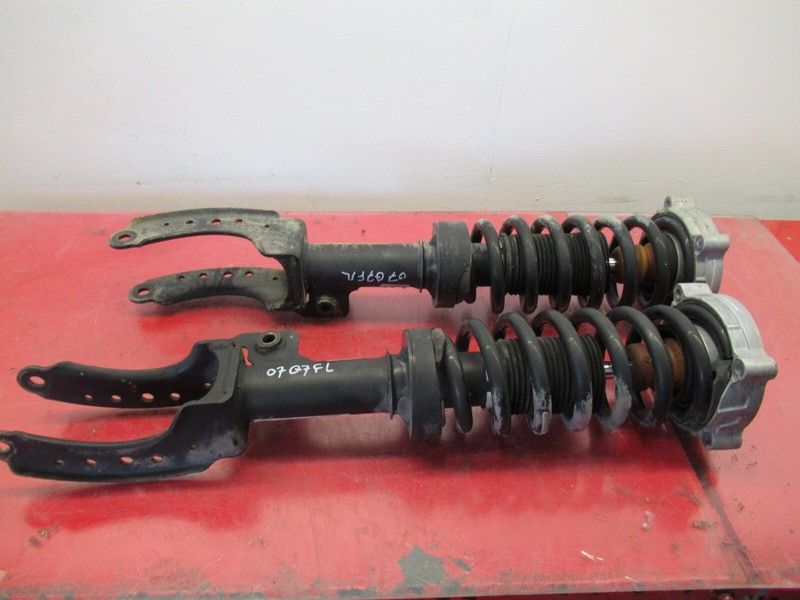 07-15 AUDI Q7 AWD FRONT LEFT / RIGHT SHOCK STRUT ABSORBER SET PAIR OEM