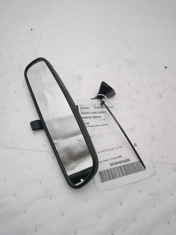 2019 Mitsubishi Eclipse Cross Black Interior Rear View Mirror OEM 7630A196