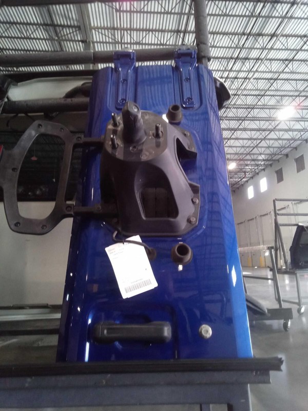 2020 Jeep Wrangler Right Rear Door Blue OEM 68281561AJ 124K Miles Good Condition